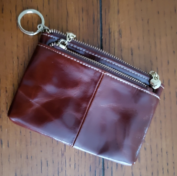 Brighton Brown Small Leather Zipper Wallet - Picture 7 of 9